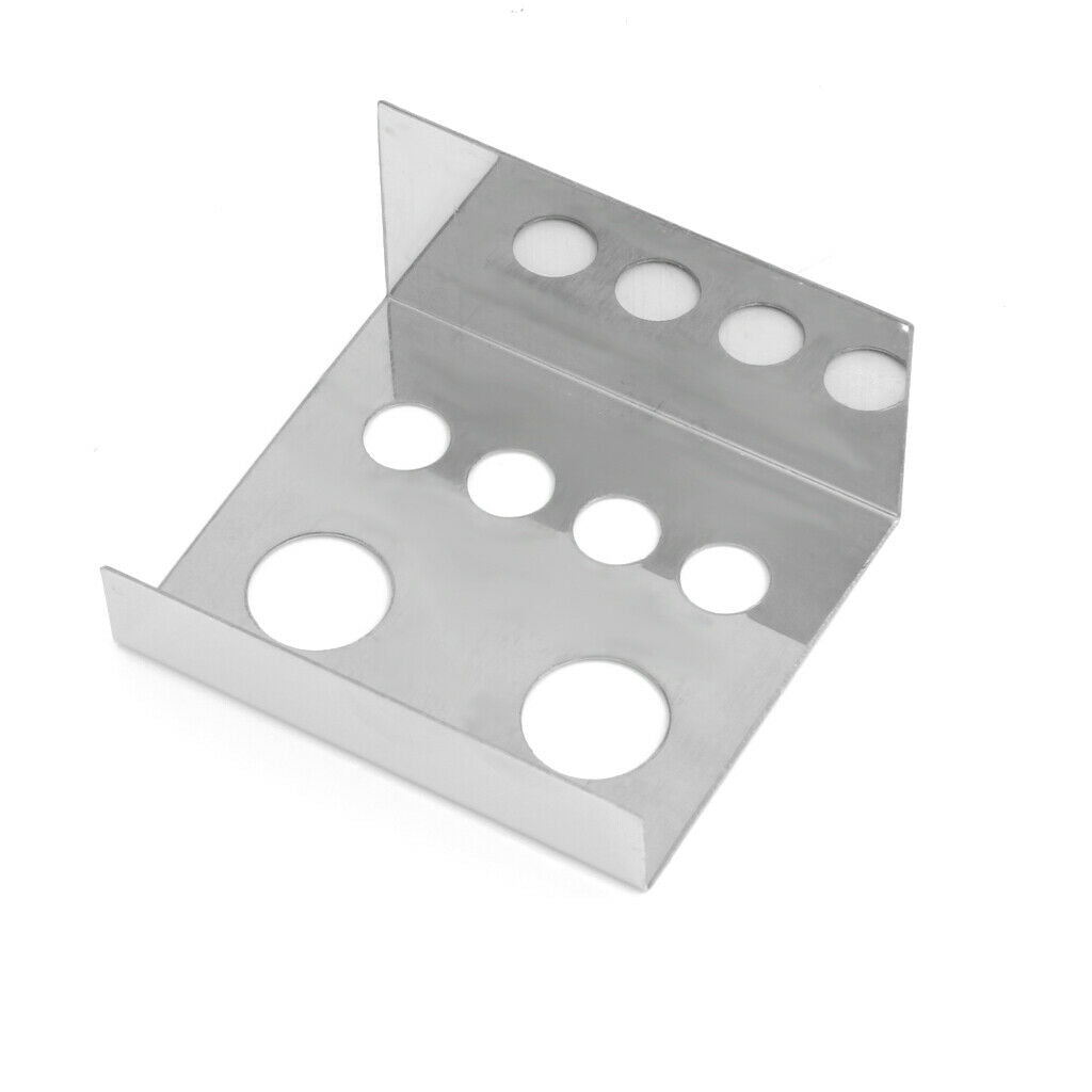 Pro Tattoo Pigment Ink Cup  Stand Display Supply 6Cups Stainless Steel