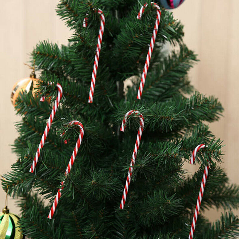 6Pcs Xmas Tree Candy Cane Hanging Ornament Decoration Christmas Party Deco.l8