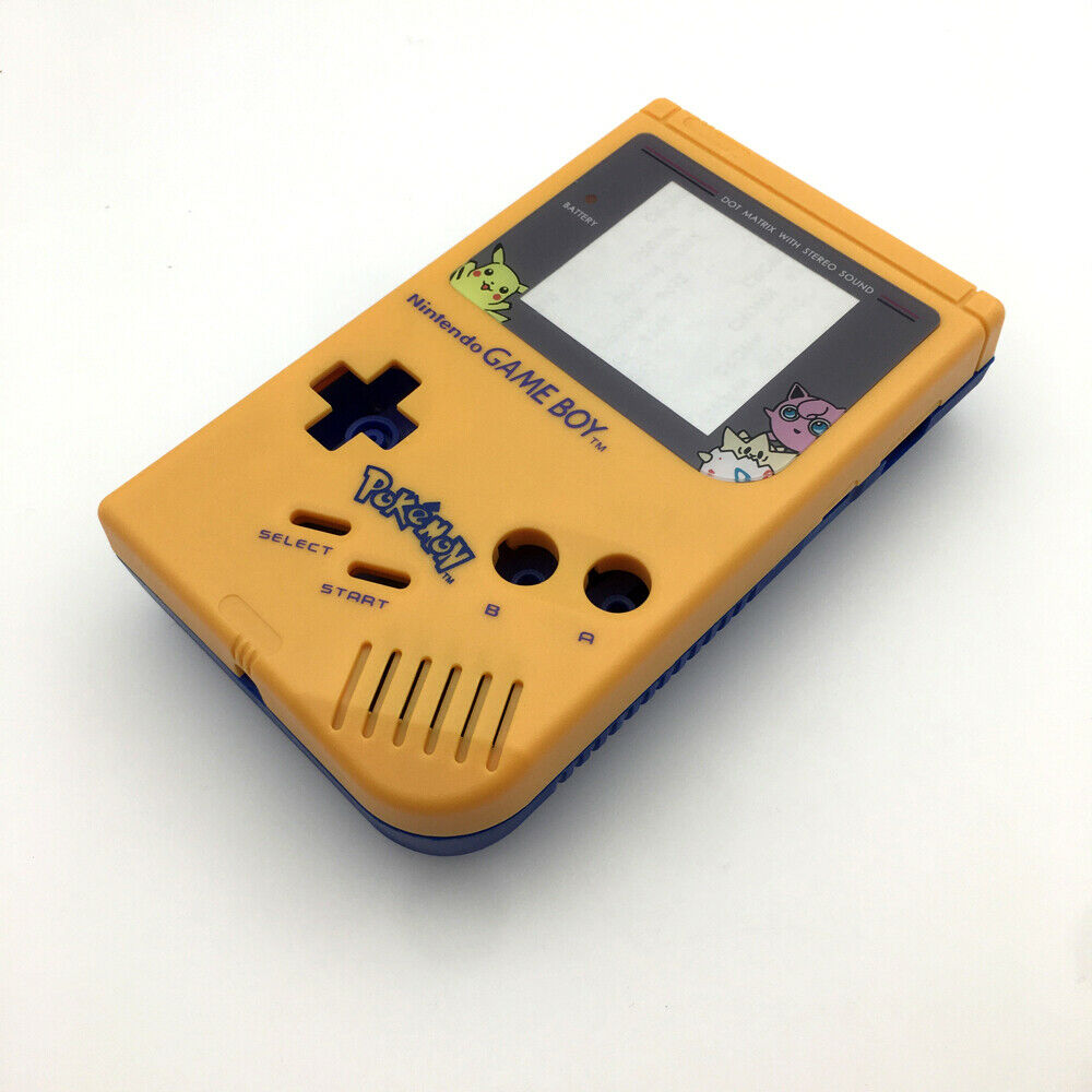 New Blue+Yellow For Game Boy Classic DMG GBO Console Pokemen Housing Shell Case