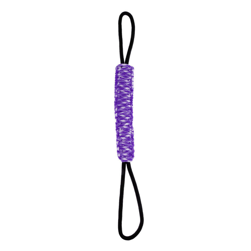 Handmade Weaving Paracord Handle Holder for 20oz 30oz Tumbler Cup - Purple,