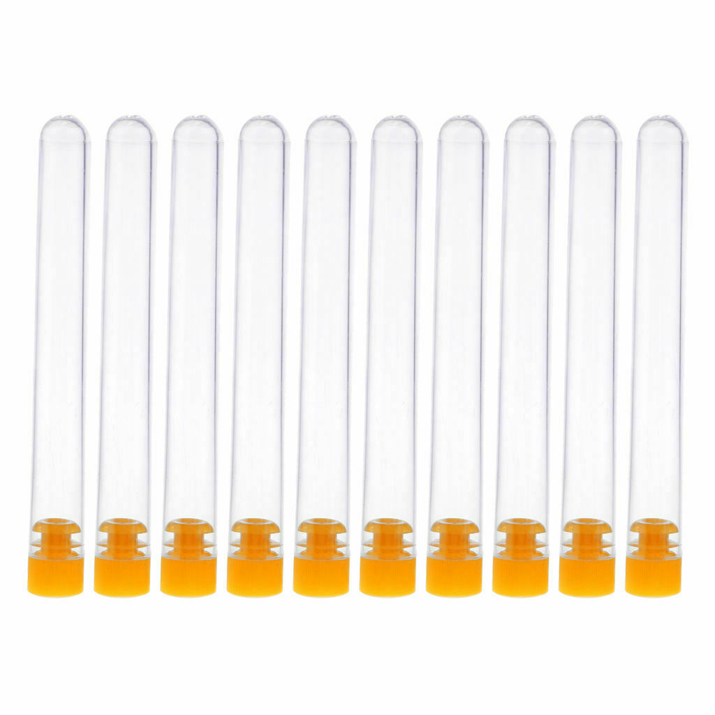 10 Pieces Orange Plastic Felting Sewing Needles Container Sewing Needles Kit