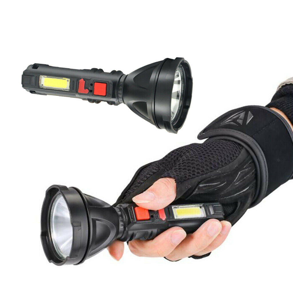 Searchlight Flashlight Rechargeable Torch Handheld Light Outdoor Waterproof