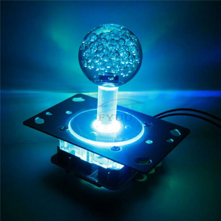 1× 5PIN Microswitches Illuminated LED Arcade Joystick For Mame&Jamma Board Ready