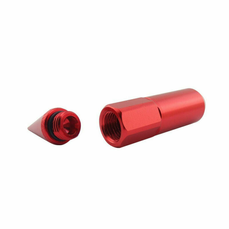 20pc Red M12X1.25 Aluminum Spiked 60mm Extended Tuner Wheels / Rims Lug Nuts