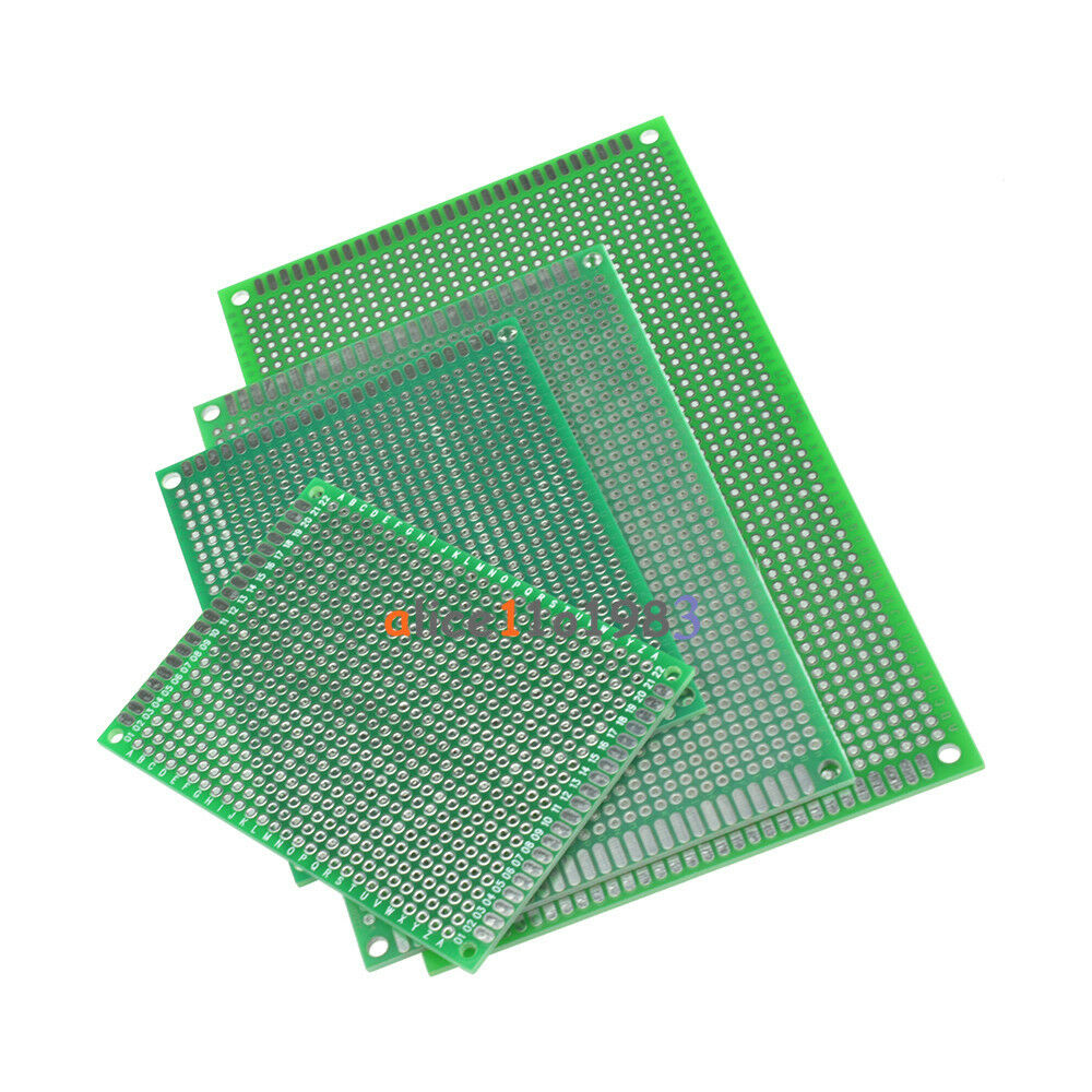 4PCS Double Side Prototype PCB Tinned breadBoard Each 1PCS 6x8 7x9 8x12 9x15CM