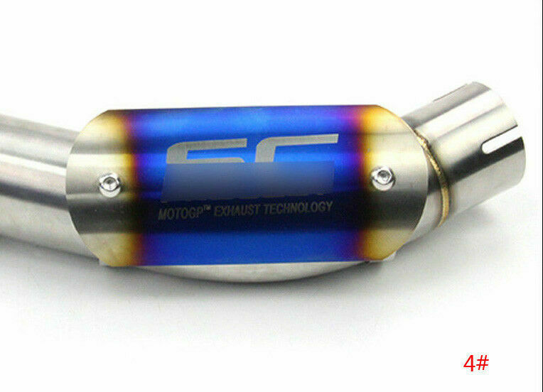 Motorcycle Exhaust Pipe Heat Shield Link Tube Protector Cover Akrapovic SC