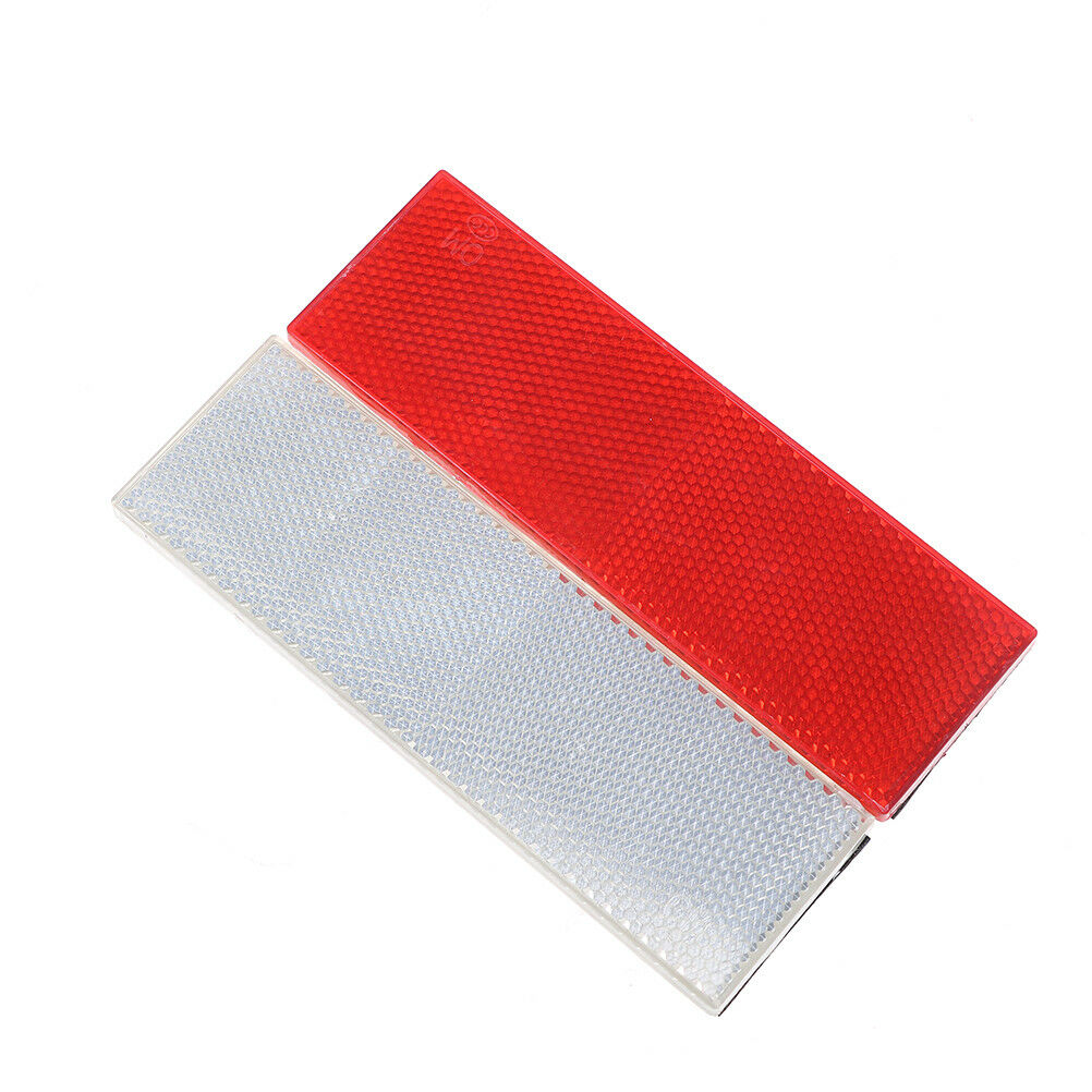 1PC red warning reflective safety plate reflector stickers for car truck DD