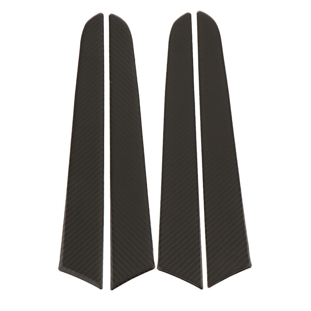 4-pieces Carbon Fiber Inner Door Decoration Strips Trim Car Accessories Fits for