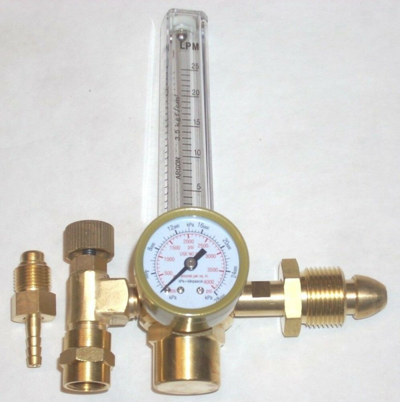 191 Argon Flow Meter Pressure Reducing Valve Argon 2 Meter Tube Pressure Reducer