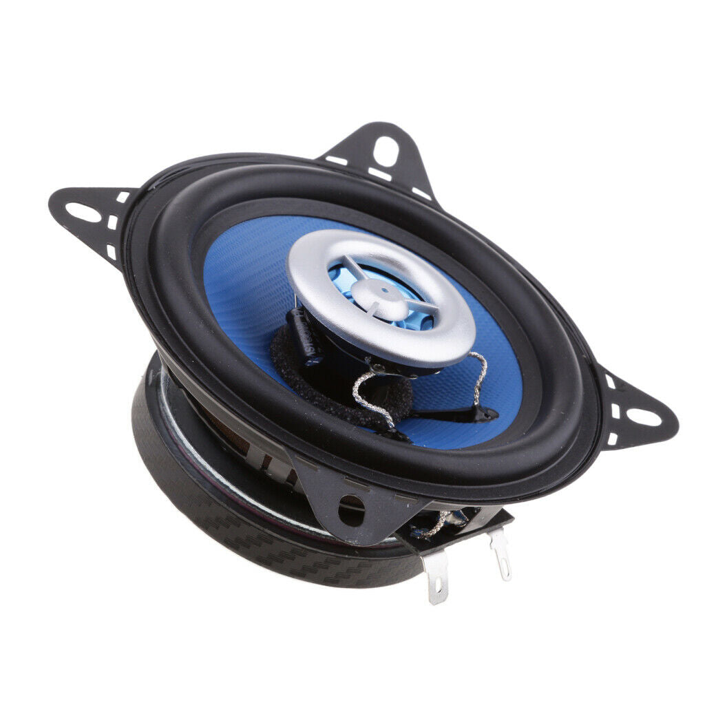 2 Pieces 80 Watts 4'' 2-Way HIFI Coaxial Car Audio Speakers Kits for Car SUV