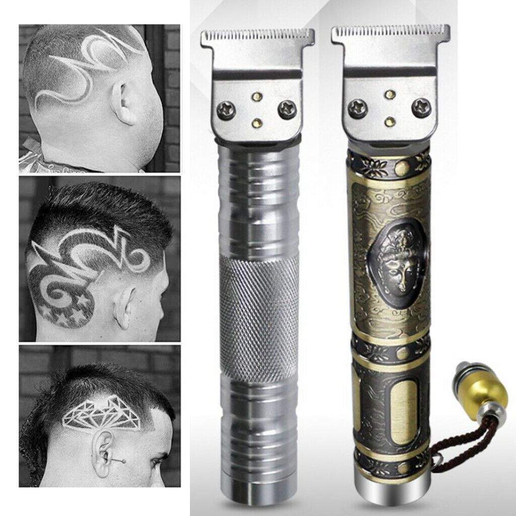 Men Boys Hair Trimmer Rechargeable Kid Household Clipper Gifts Golden