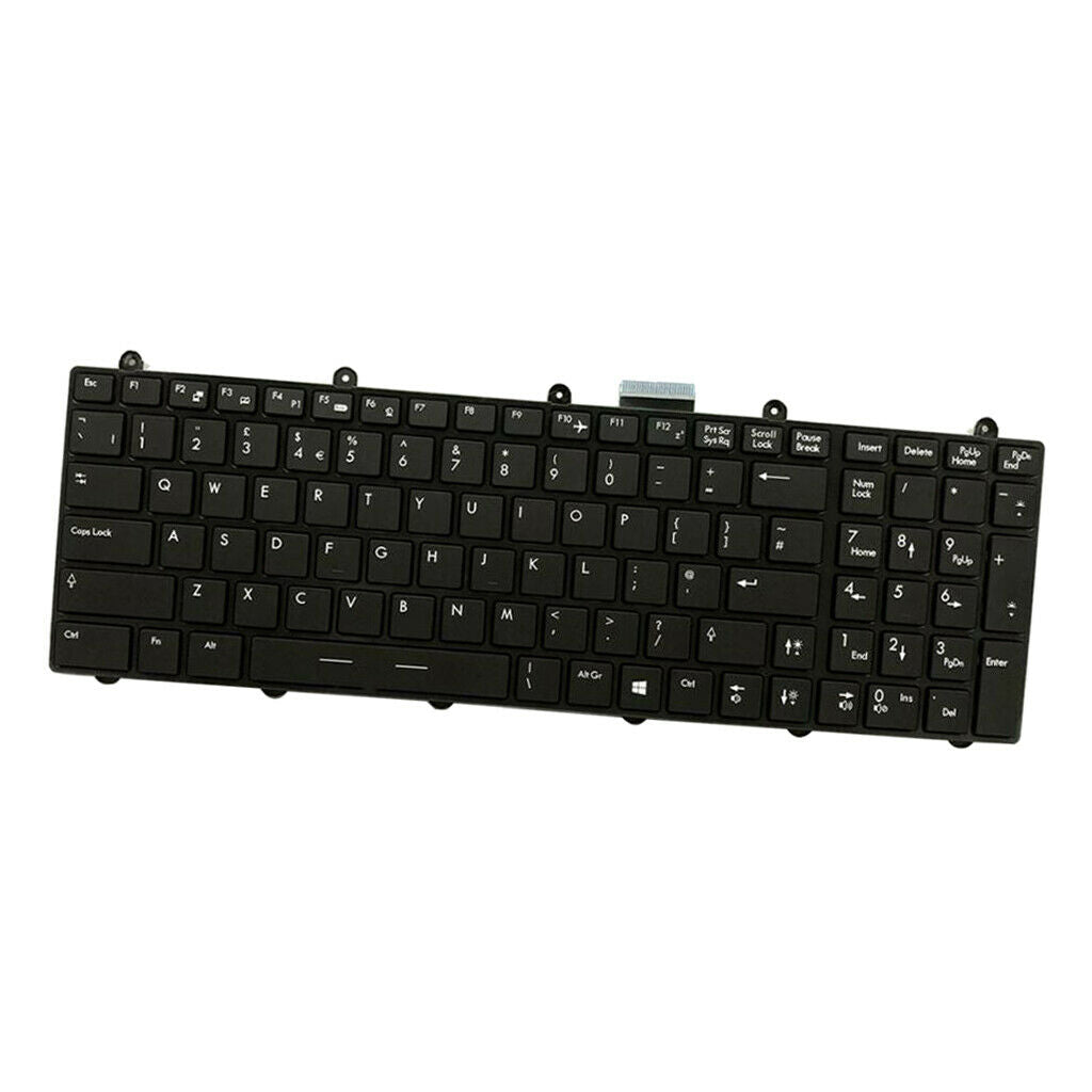 Laptop Keyboard Standard UK with Full RGB Backlit for MSI GT60 GT70 Black