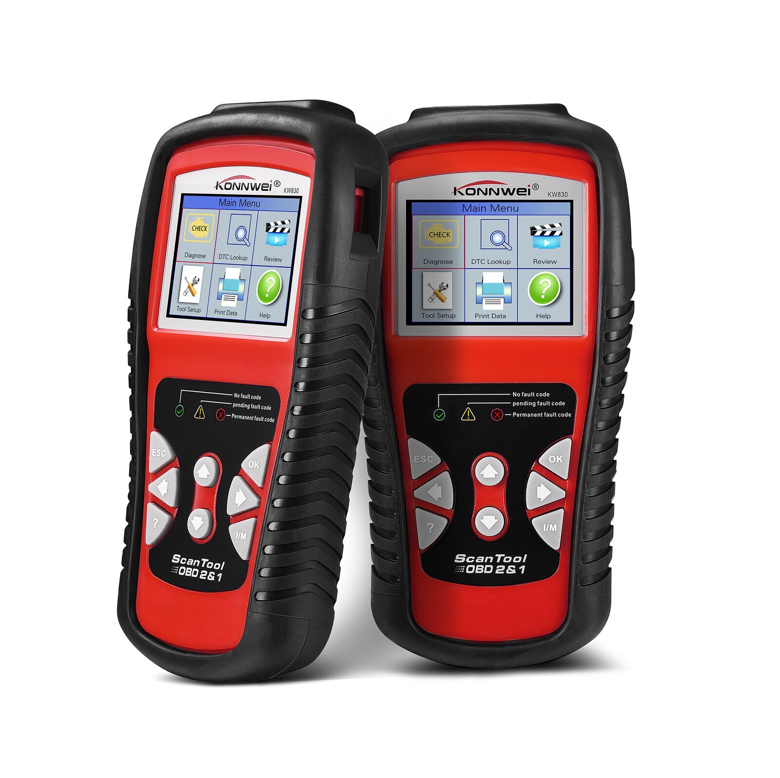 KW830 OBDII OBD2 EOBD Car data Fault Code reader Vehicle Diagnostic Scan Tool