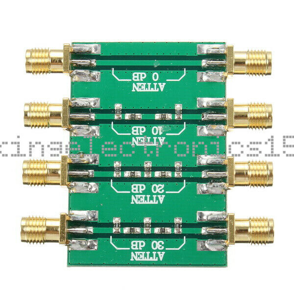 0Db 10Db 20Db 30Db DC 4.0Ghz 23Dbm RF Fixed Attenuator SMA Double Female Head