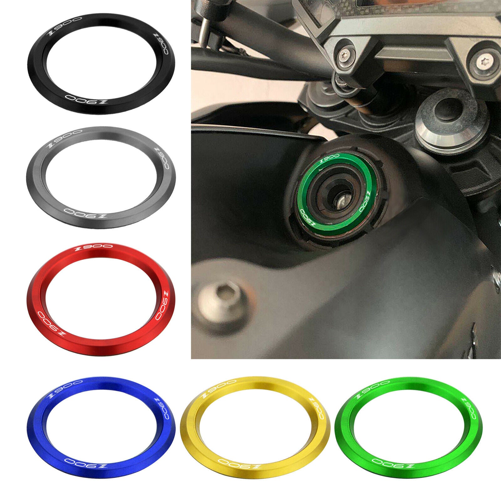 Ignition Key Cover Accessories for Kawasaki Z900 Z900RS 2018 2019 2020 Black