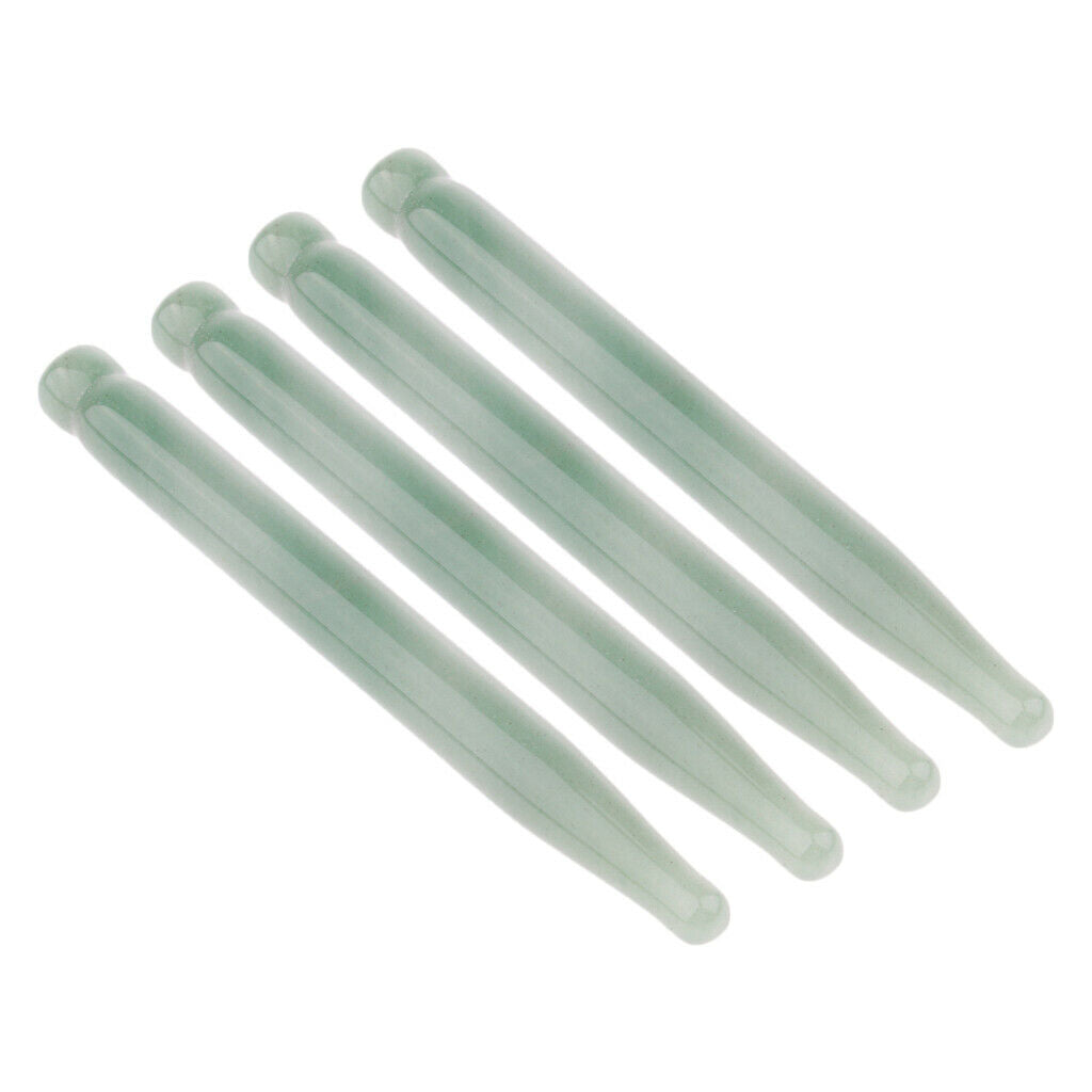 4x Jade Massage Wand Acupuncture Stick Reflexology Deep Tissue Massage Tool