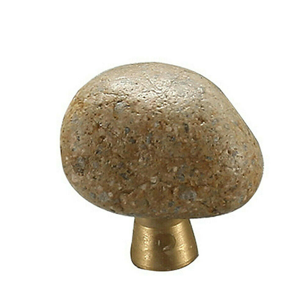1x Natural Stone Knob Door Knobs Cupboard Drawer Furniture Pull Handle Cabinet