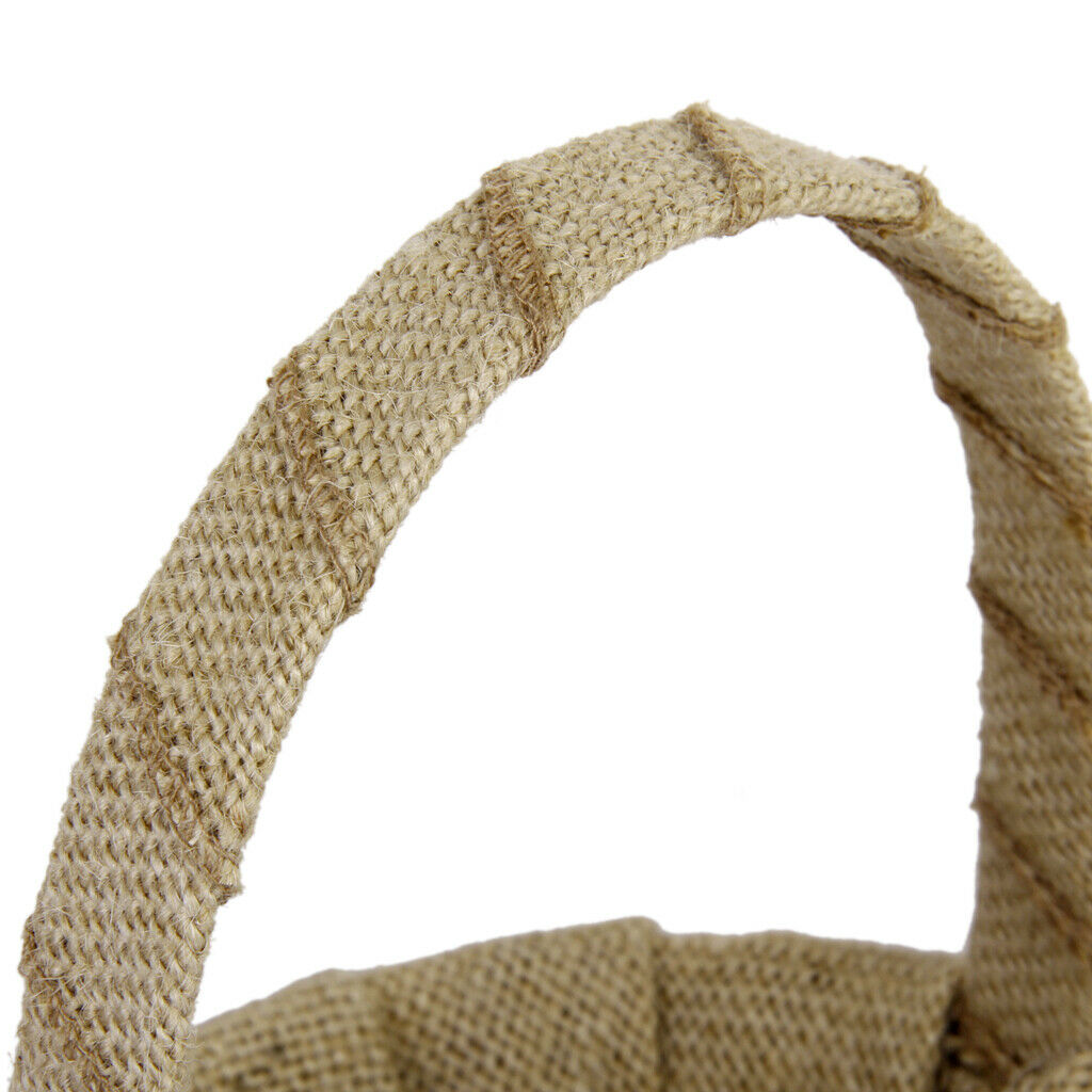Shabby Chic Burlap Lace Flower Girl Basket &  Bearer Pillow for Wedding