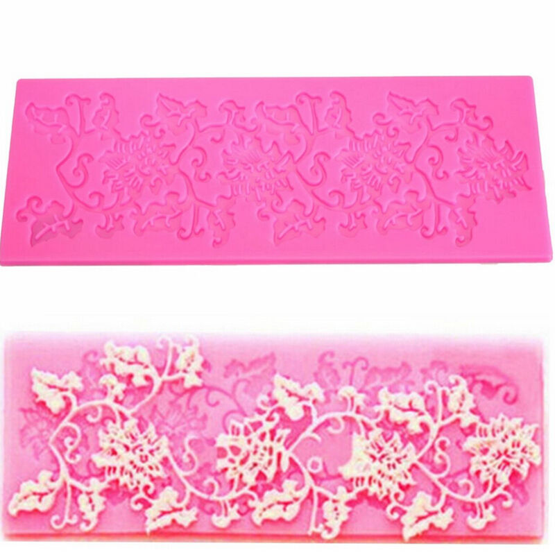 Quality Lace Silicone Fondant Baking Cake Sugar Craft Mould Decorating Mo.l8