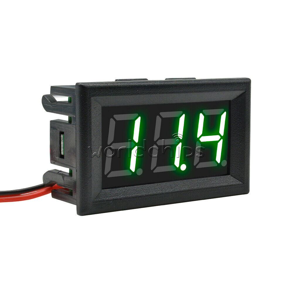 0.56" Inch Mini Voltmeter AC 70-500V Digital Green LED Voltage Panel Volt Meter