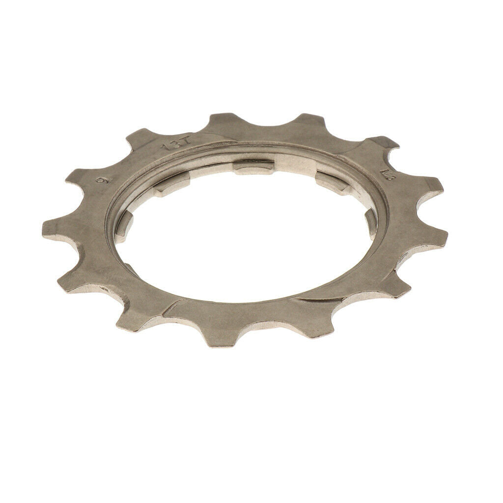 2Pieces Bicycle Parts Cassette Tooth Sprocket 9Speed 11T+13T Chainring