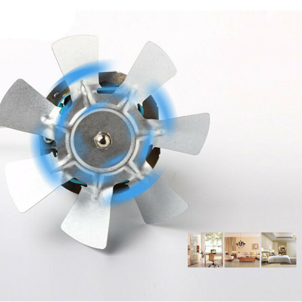 6 inch 40W Inline Duct Booster Fan Ventilation Exhaust Air Blower White