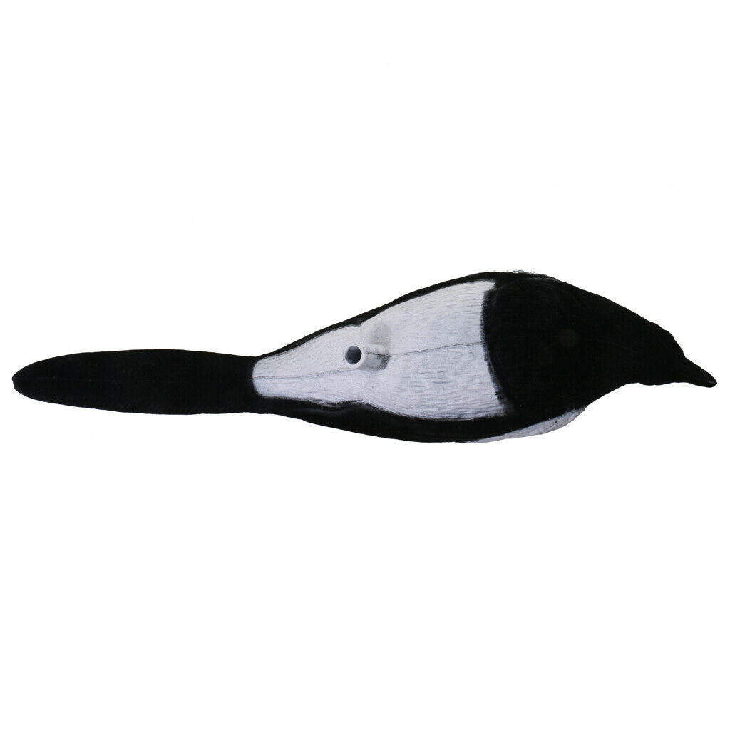 Full Flocked Realistic Calling Magpie Decoy Shooting/Hunting Decoying Baits