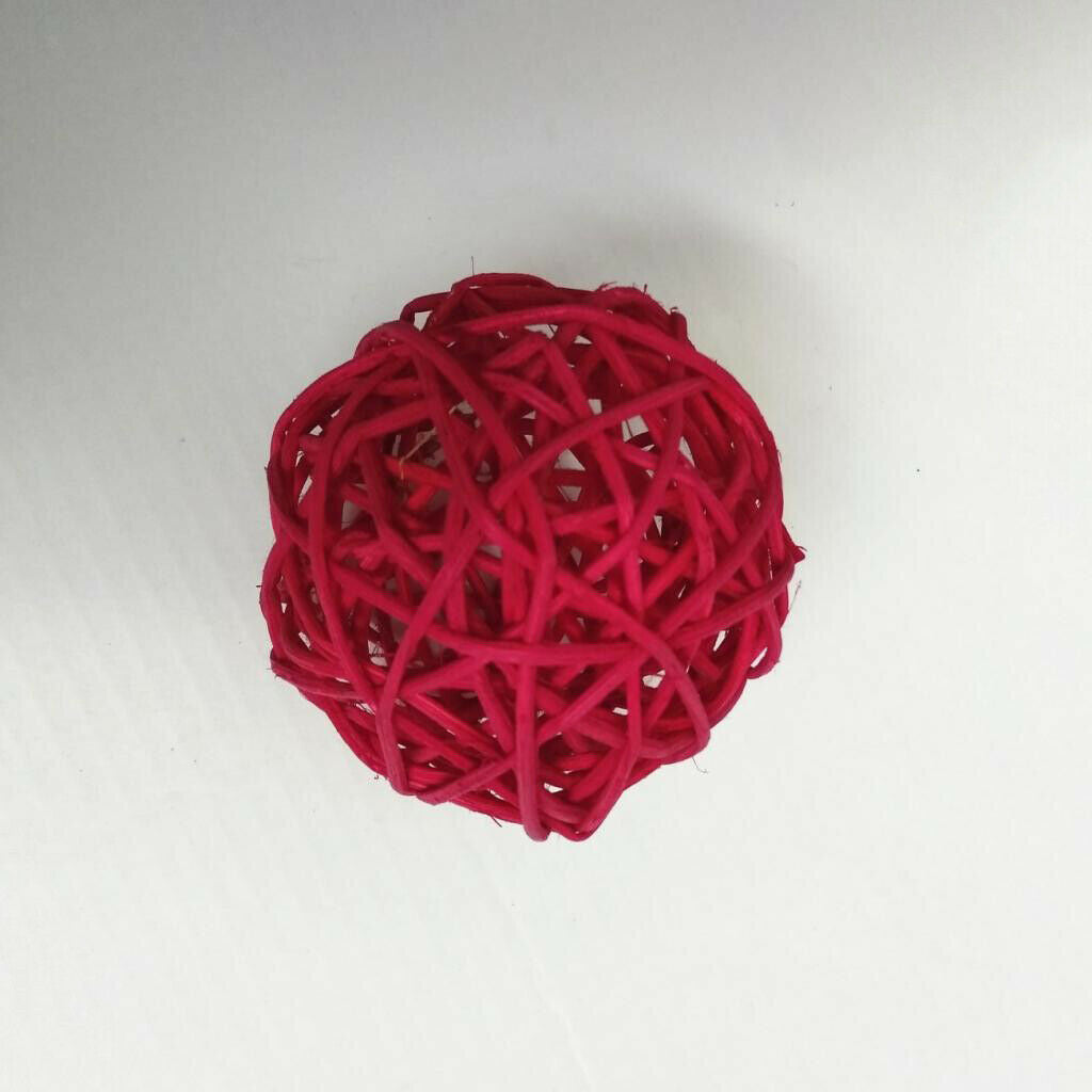 10x Natural Rattan Ball Wicker Ball Twig Orb Wedding Party Home New Year Decor