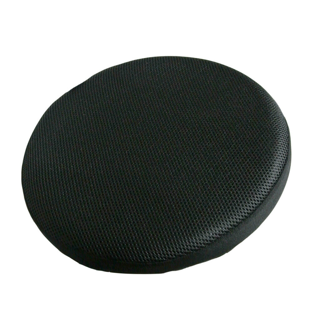 Black Bar Stool Covers Round Chair Seat Cover Sleeve Protector 16'' 40cm