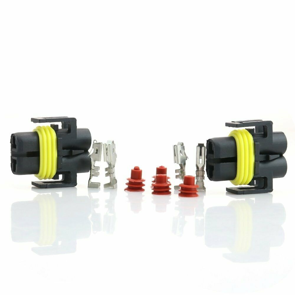 2X H8 H9 H11 HID Bulb Connector Female Socket Plug fit Xenon HID H27 880 881