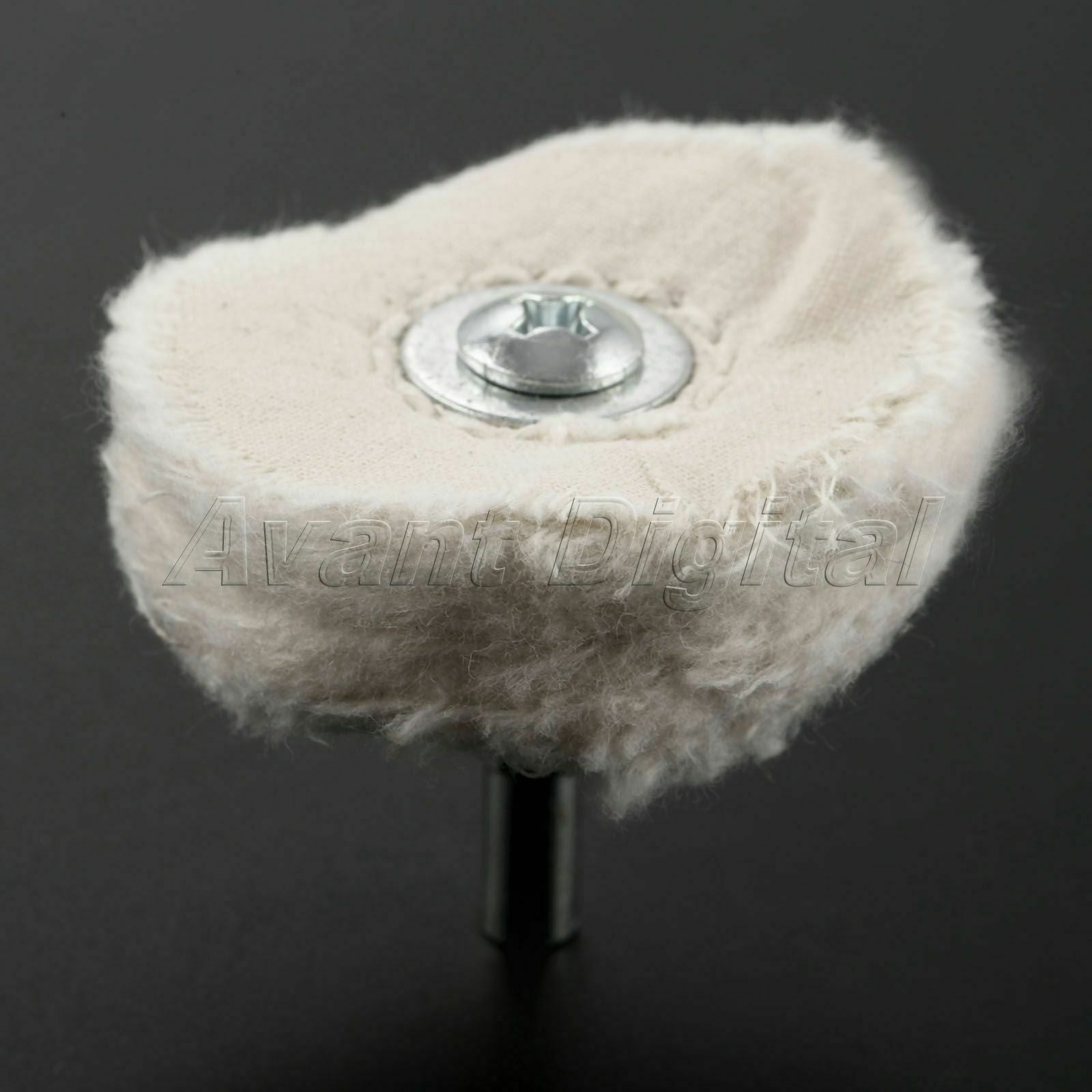 50mm 1.97" Flannel Cloth Polishing Wheel Pad Drill Buffing Grinder Rotary Tool