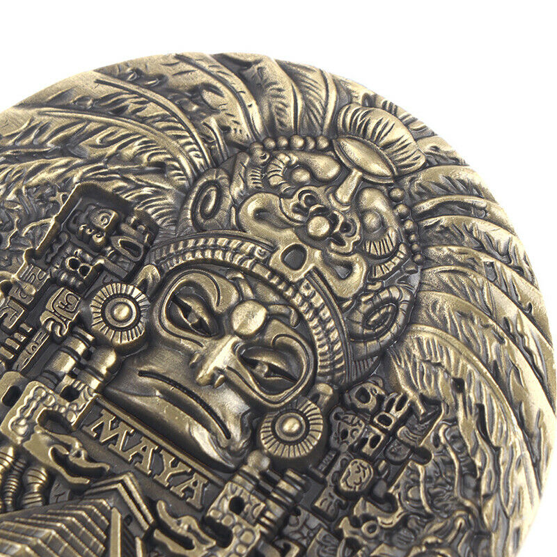 Mayan Calendar Souvenirs Predict Commemorative Coins Art Collection Gifts TPCHA