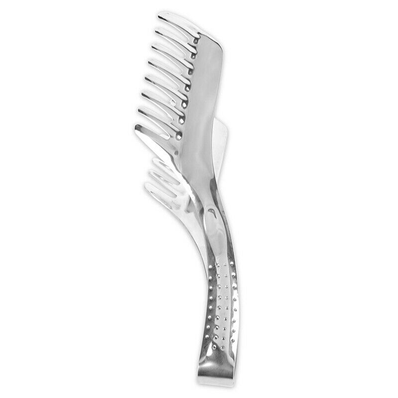 Kitchen Stainless Steel Cooking Tools Spaghetti Tongs Pasta Clip Clamp Bbq NooU3
