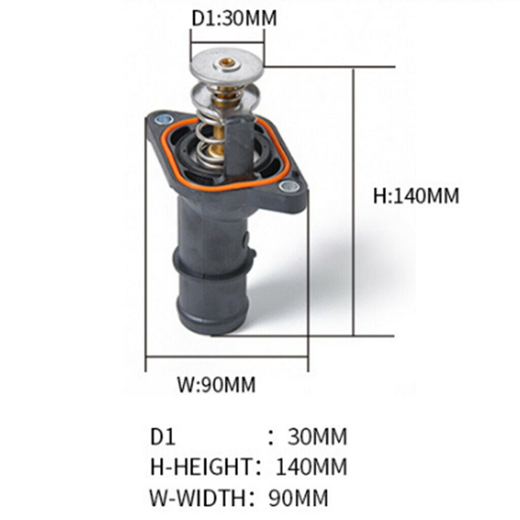 Hatchback Thermostat & Water Temperature Sensor 06A12114 for Volkswagen Audi