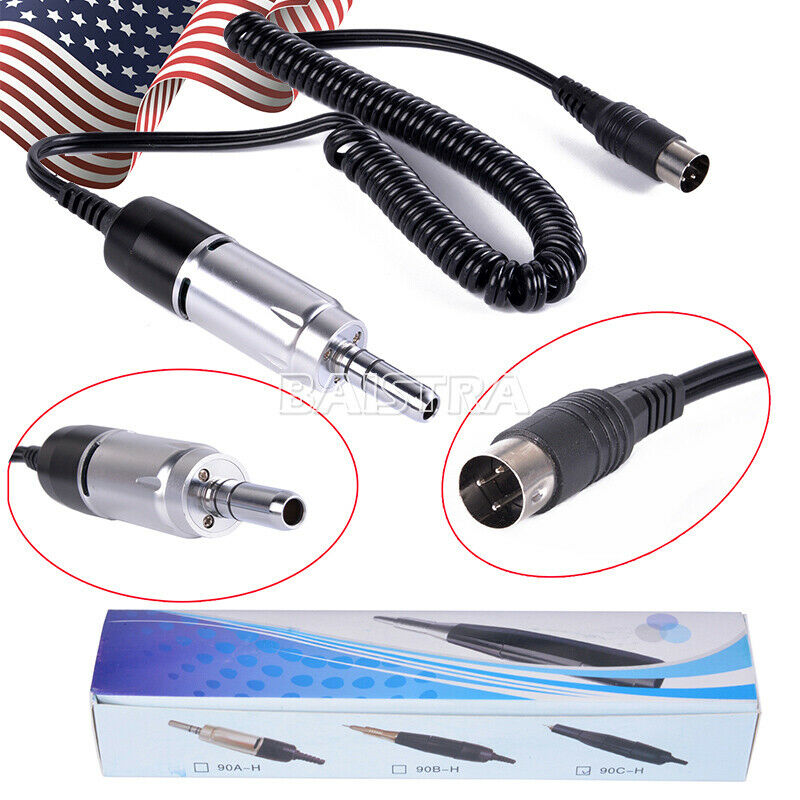 Dental Electric E-Type Micro motor 35000 RPM fit straight,Contra Angle Handpiece