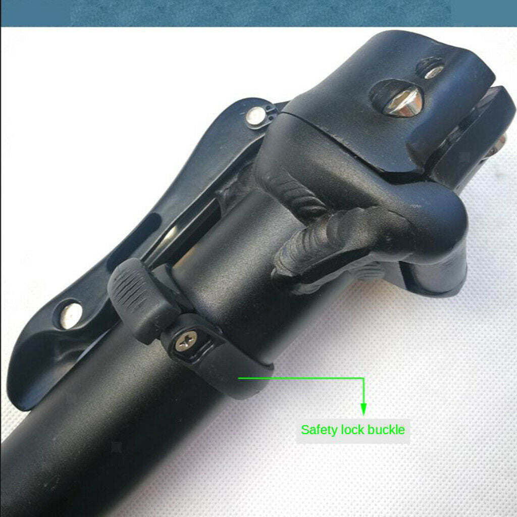 Solid Bike Quill Stem Folding Bike Handlebar Stem Components Parts Black