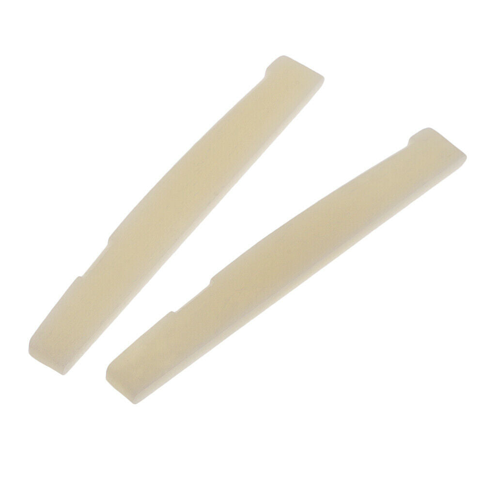 Set / 5pcs Cattle Bone Acoustic Guitar Bridge Nut Classical Guitar Replacement