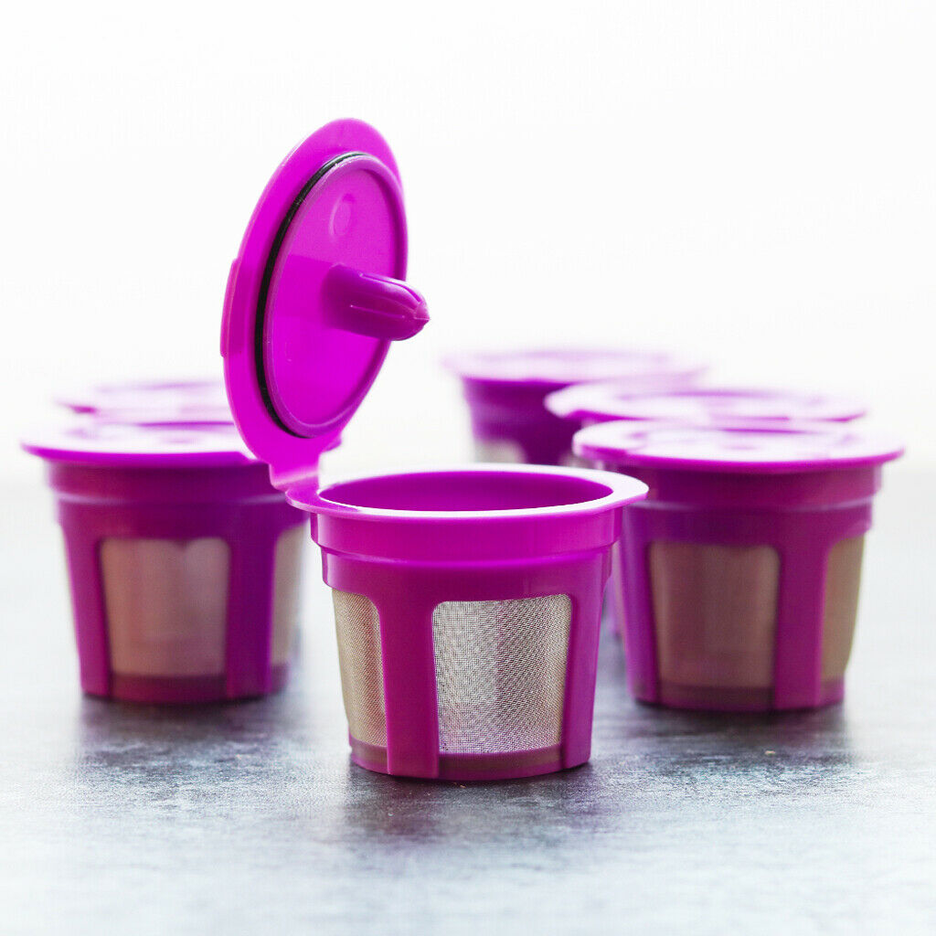 9-piece Reusable K Cups Coffee Filters for Keurig K550/K560 BPA FREE Purple