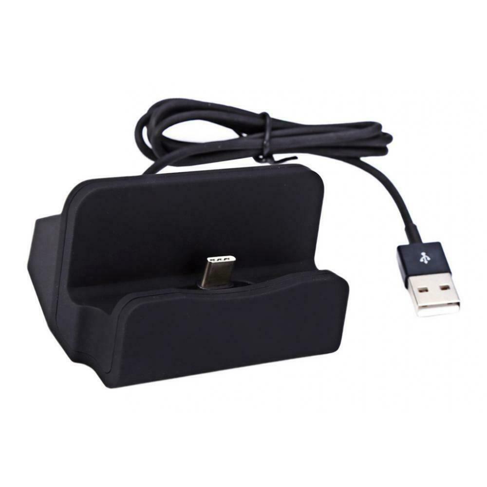 For Mobile Phone Type C Portable Charging + Charging Dock Black Cable