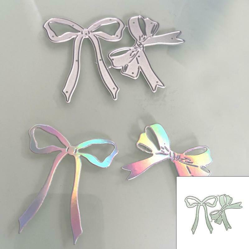 Bows Metal Cutting Dies Stencil DIY Scrapbooking Album Paper Card Template Mold