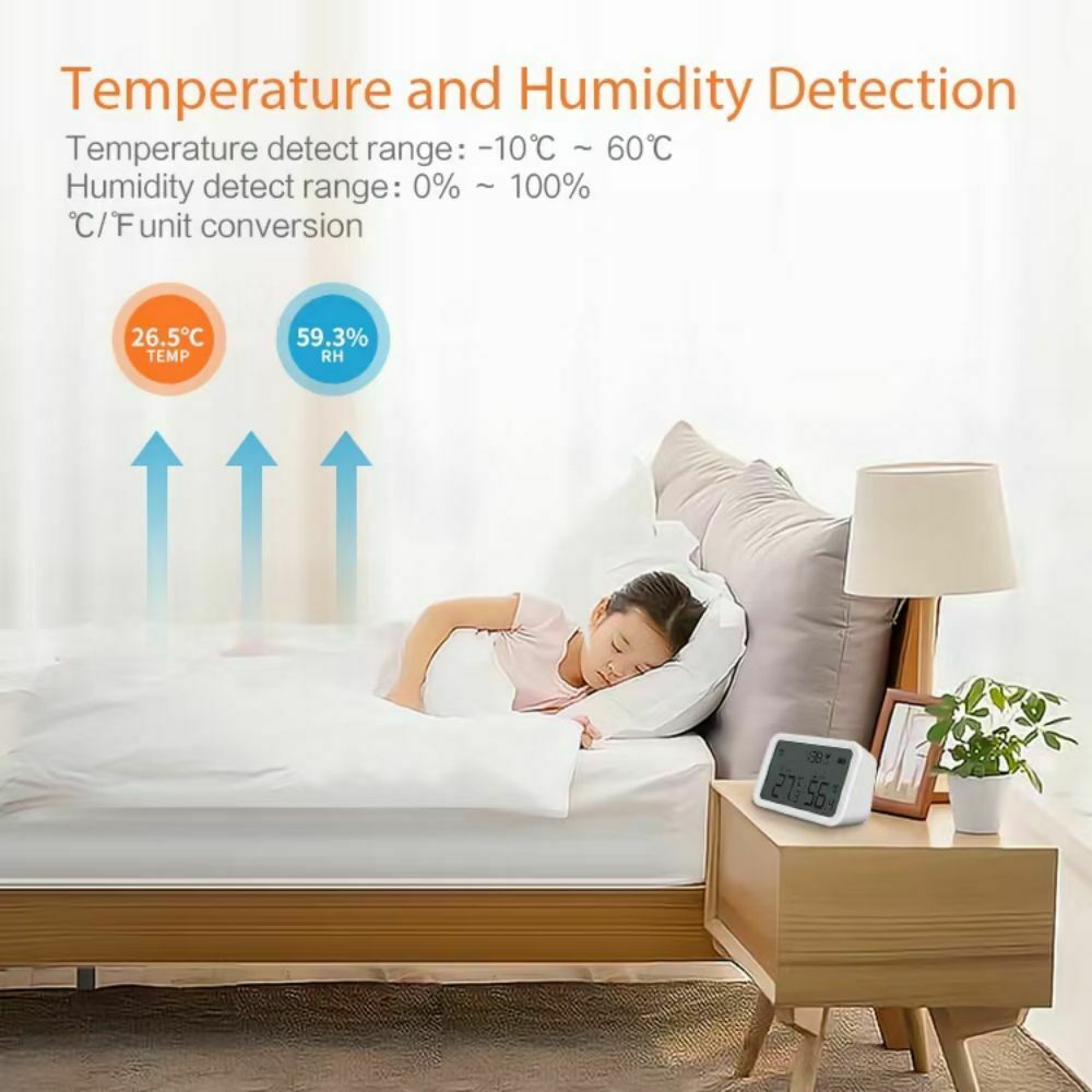 Temperature Humidity Sensor Wireless Hygrometer Smart Control Sensor Meter Gauge