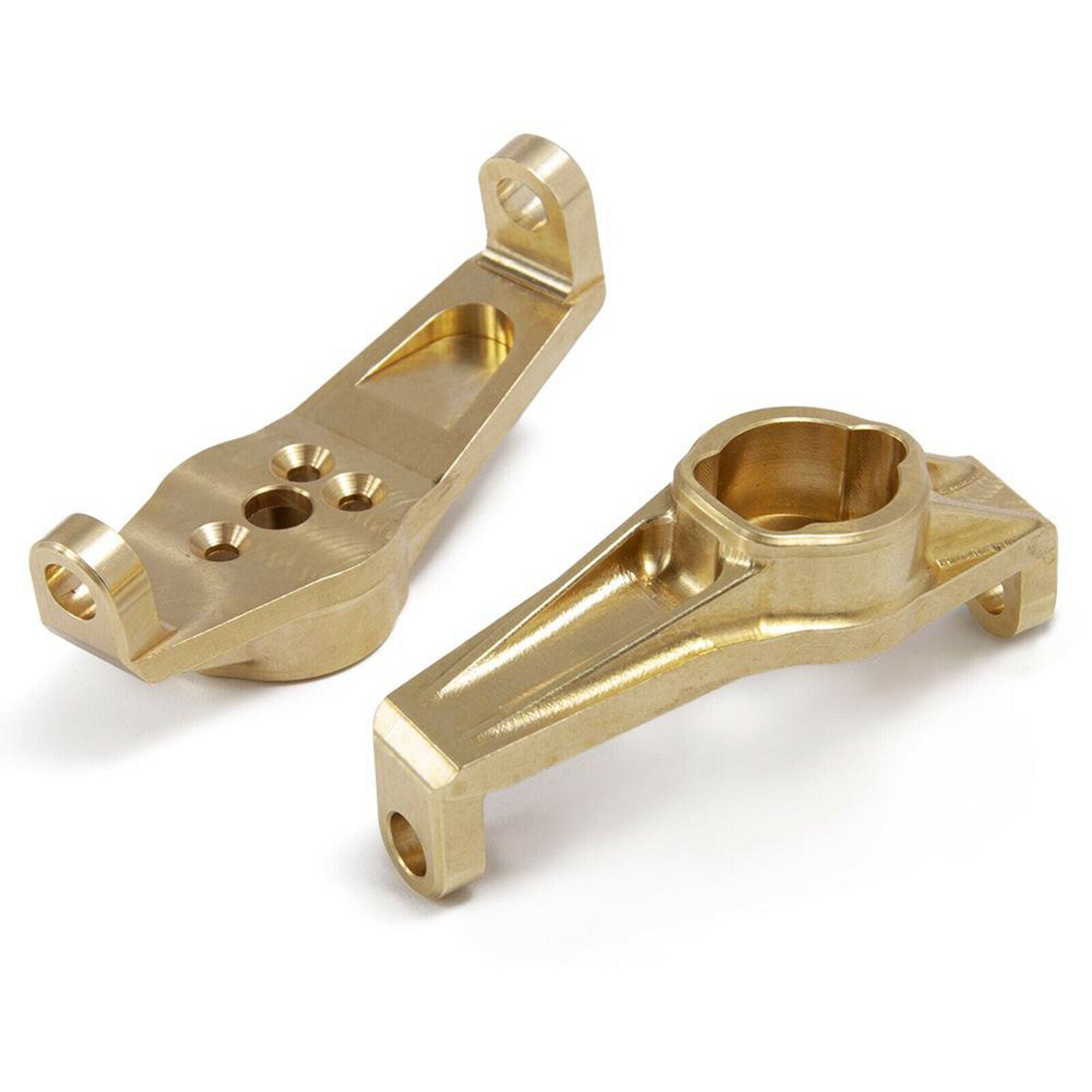 2x RC Brass Duty Front Steering Cup Knuckles for 1/10 RC Crawler -4 Spare Parts