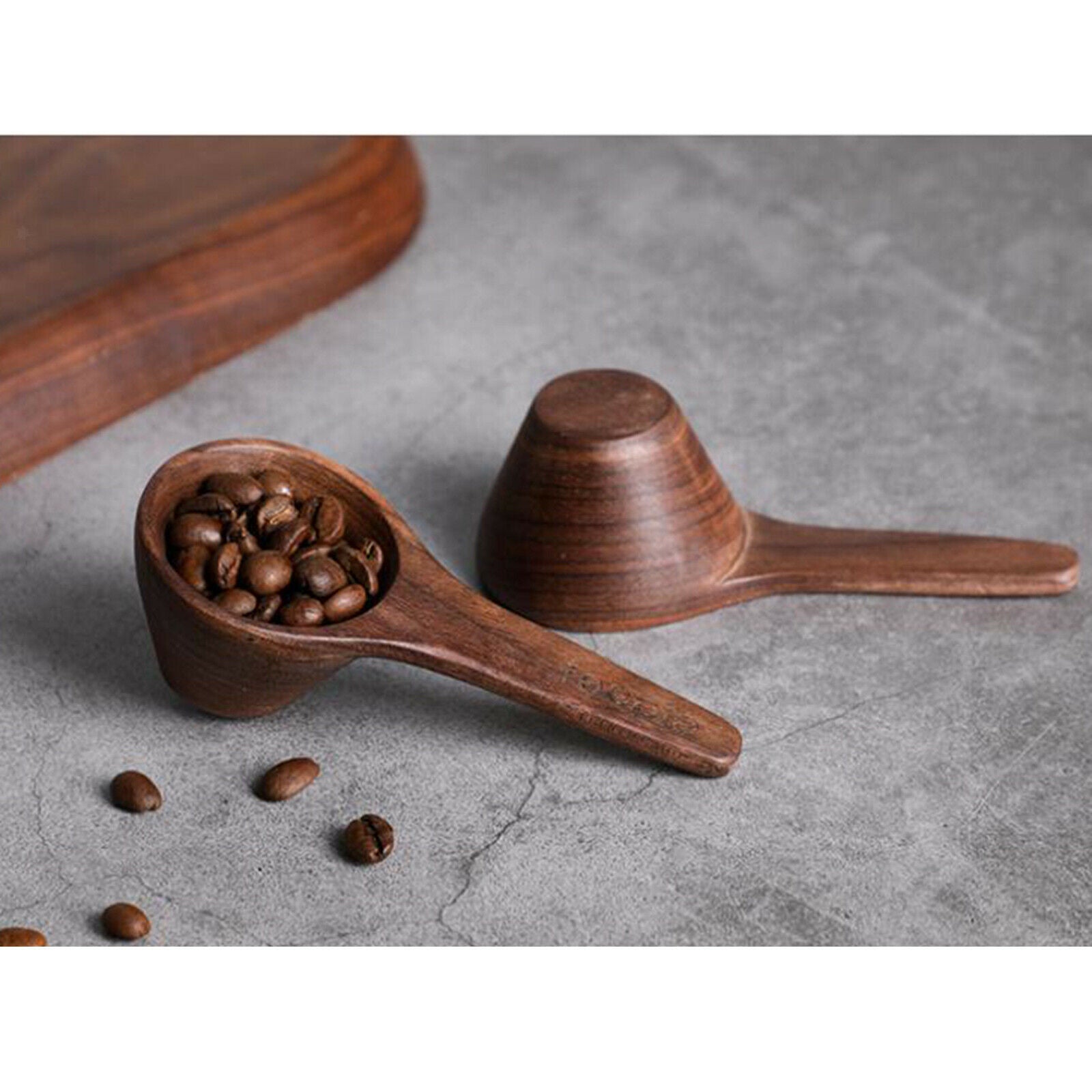 Wooden Coffee Scoop Measuring Spoon for Coffee Bean Ground Beans Tea