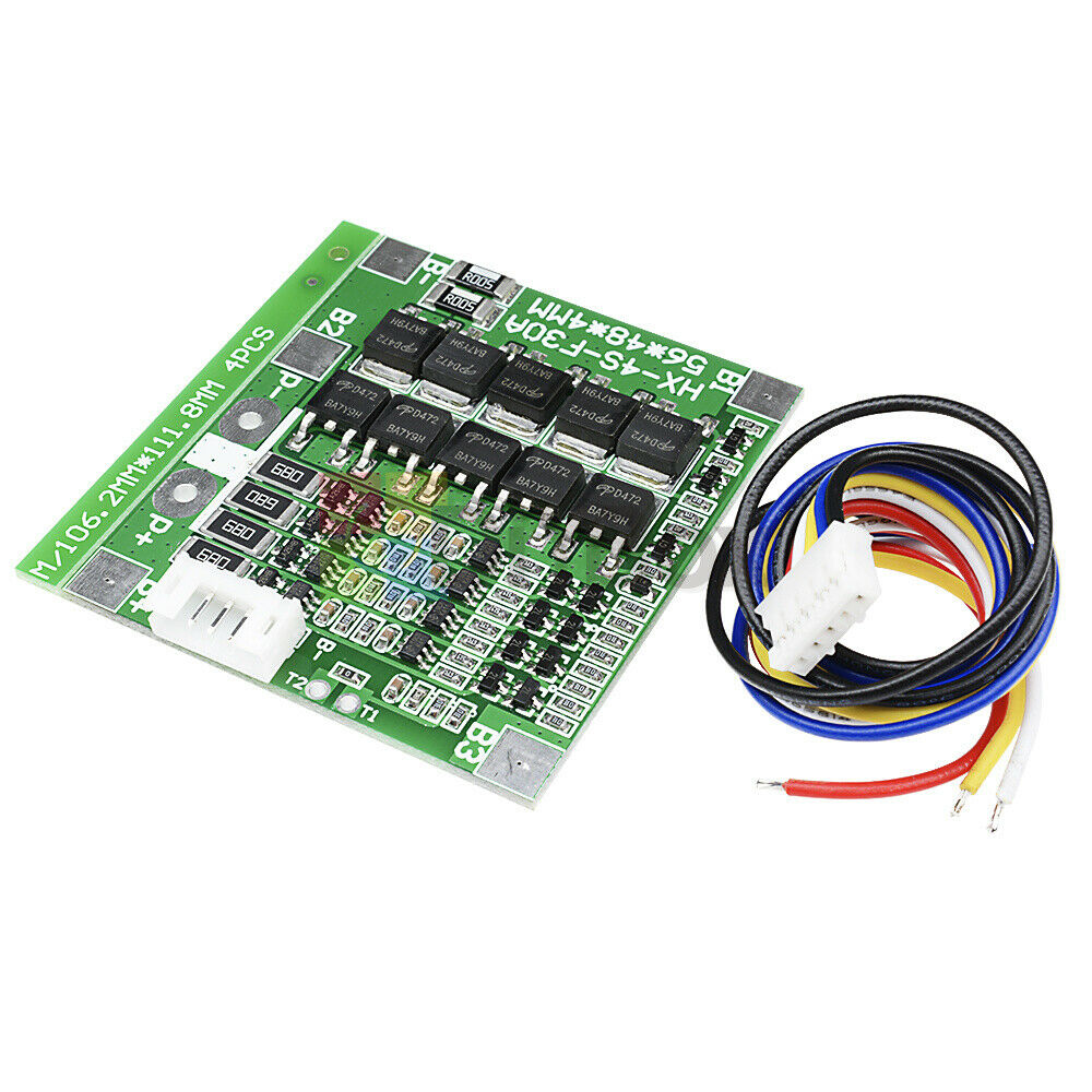 14.8V 4S 30A Li-ion Lithium 18650 Battery BMS PCB Protection Board w/ Balance