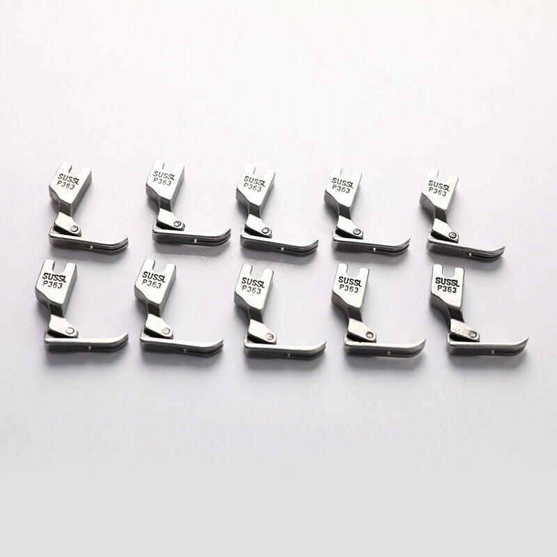 Industrial sewing foot flatcar 0.3 presser zipper foot P363 thin steel presser