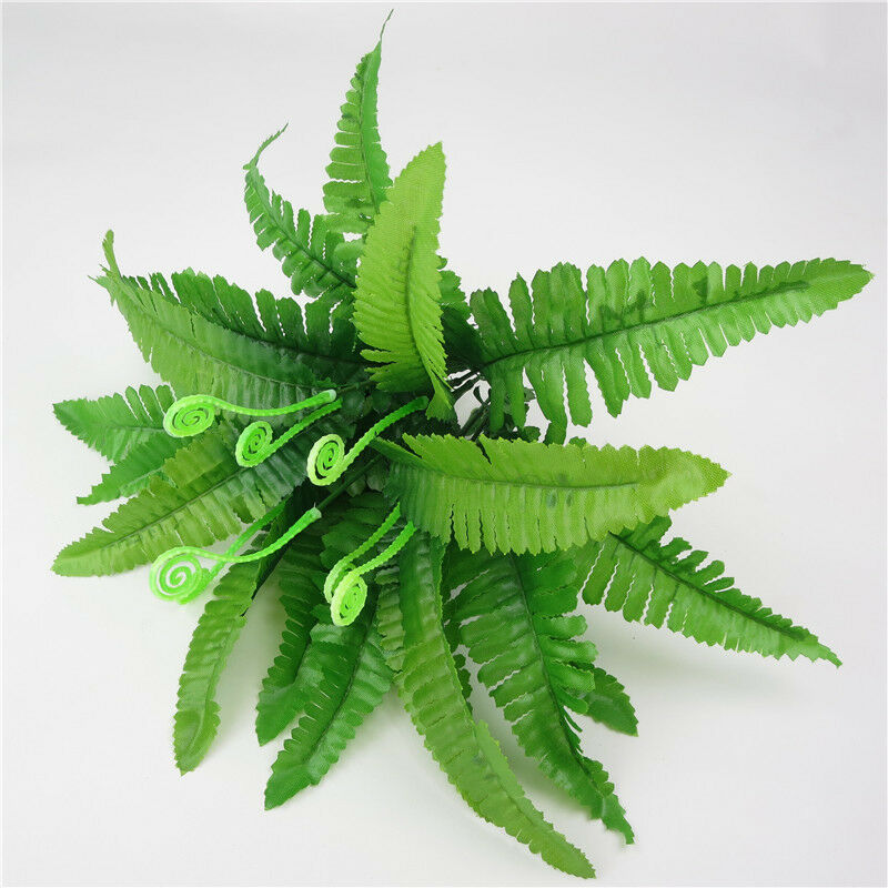 Wall Hanging Artificial Plastic Fern Leaf Garland Wedding Floral Decor b