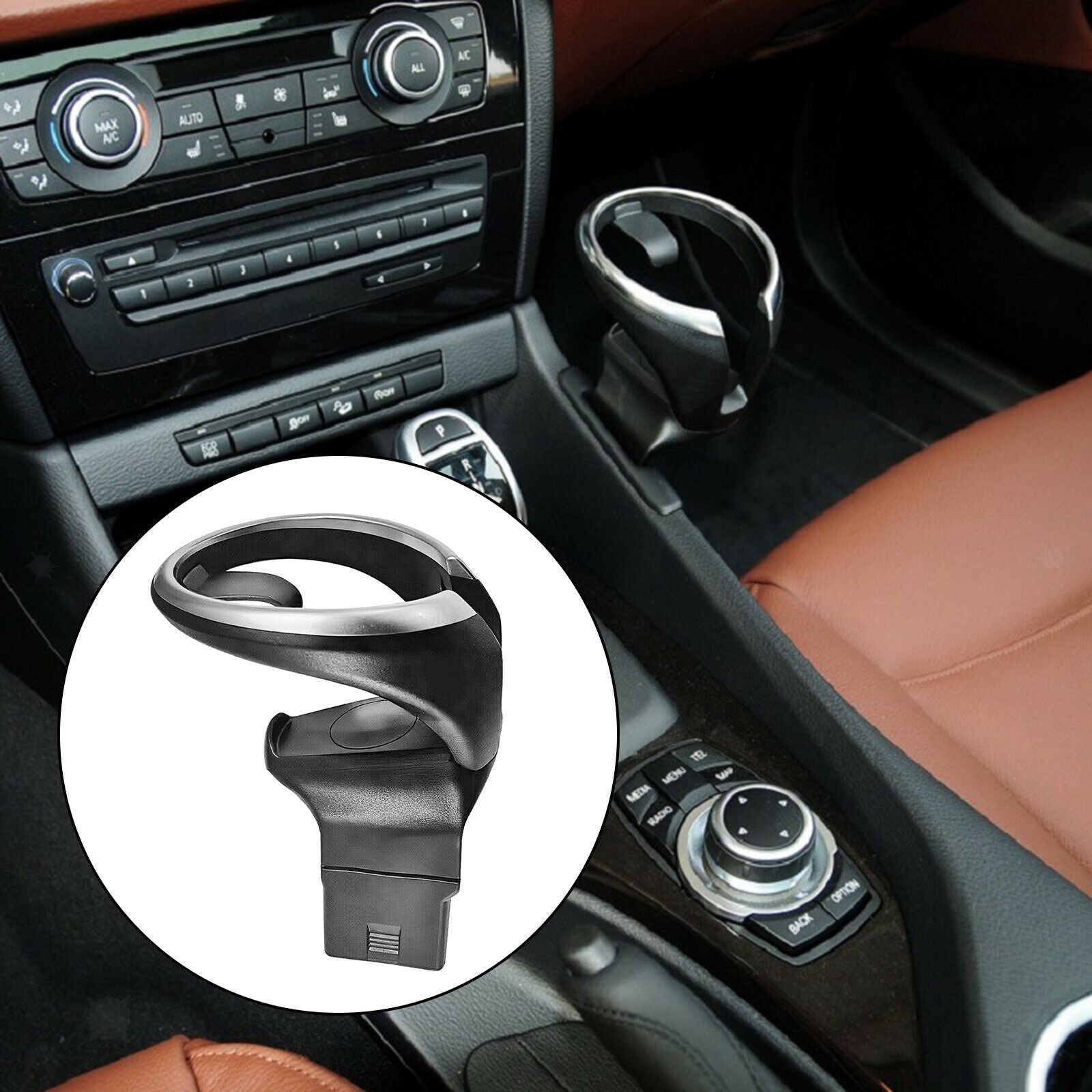 Front Cup Drink Holder Assembly for BMW 135i X1 E82 E84 E81 Car Accessories
