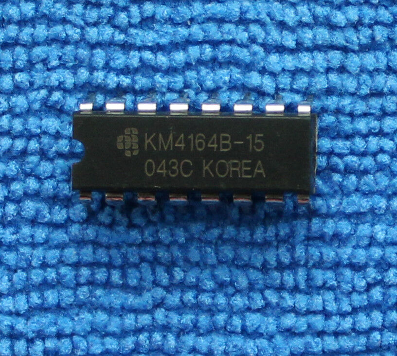 10Pcs KM4164B-15 64K X 1 BIT DYNAMIC RAM WITH PAGE MODE DIP-16