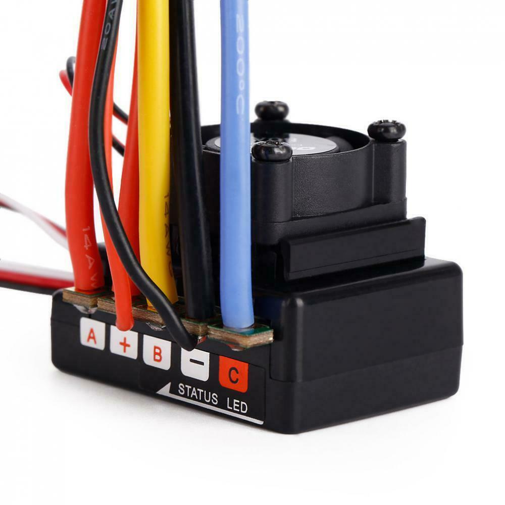 Adjustable Sensored & Sensorless Brushless 80A ESC 1/10 RC Car Parts