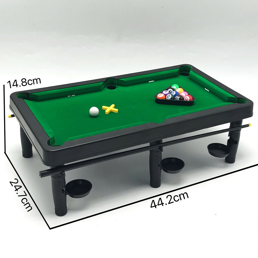 Mini Tabletop Pool Set Table Desktop Billiards Sets for Kids Children